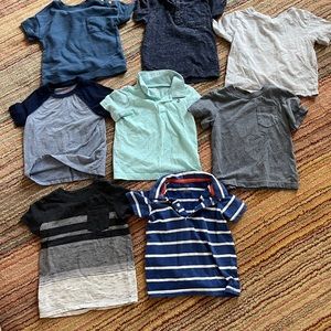18-24 month boy shirt sleeve shirt lot